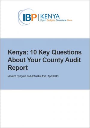 Kenya County Audit Reports